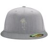 Flexfit 6210 Structured Flat Bill Fitted Hat Thumbnail