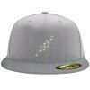 Flexfit 6210 Structured Flat Bill Fitted Hat Thumbnail
