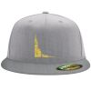 Flexfit 6210 Structured Flat Bill Fitted Hat Thumbnail