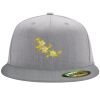 Flexfit 6210 Structured Flat Bill Fitted Hat Thumbnail