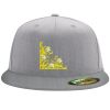 Flexfit 6210 Structured Flat Bill Fitted Hat Thumbnail