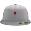 Flexfit 6210 Structured Flat Bill Fitted Hat Thumbnail