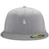Flexfit 6210 Structured Flat Bill Fitted Hat Thumbnail