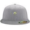 Flexfit 6210 Structured Flat Bill Fitted Hat Thumbnail