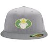 Flexfit 6210 Structured Flat Bill Fitted Hat Thumbnail