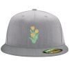 Flexfit 6210 Structured Flat Bill Fitted Hat Thumbnail