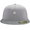 Flexfit 6210 Structured Flat Bill Fitted Hat Thumbnail
