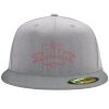 Flexfit 6210 Structured Flat Bill Fitted Hat Thumbnail