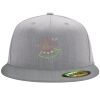 Flexfit 6210 Structured Flat Bill Fitted Hat Thumbnail