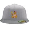 Flexfit 6210 Structured Flat Bill Fitted Hat Thumbnail
