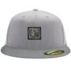 Flexfit 6210 Structured Flat Bill Fitted Hat Thumbnail
