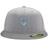 Flexfit 6210 Structured Flat Bill Fitted Hat Thumbnail