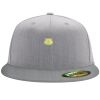 Flexfit 6210 Structured Flat Bill Fitted Hat Thumbnail