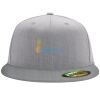 Flexfit 6210 Structured Flat Bill Fitted Hat Thumbnail