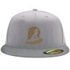 Flexfit 6210 Structured Flat Bill Fitted Hat Thumbnail