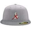 Flexfit 6210 Structured Flat Bill Fitted Hat Thumbnail
