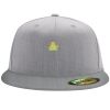 Flexfit 6210 Structured Flat Bill Fitted Hat Thumbnail