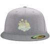 Flexfit 6210 Structured Flat Bill Fitted Hat Thumbnail