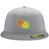 Flexfit 6210 Structured Flat Bill Fitted Hat Thumbnail