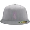 Flexfit 6210 Structured Flat Bill Fitted Hat Thumbnail