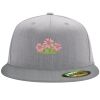 Flexfit 6210 Structured Flat Bill Fitted Hat Thumbnail