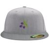 Flexfit 6210 Structured Flat Bill Fitted Hat Thumbnail