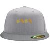 Flexfit 6210 Structured Flat Bill Fitted Hat Thumbnail