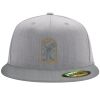Flexfit 6210 Structured Flat Bill Fitted Hat Thumbnail