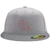 Flexfit 6210 Structured Flat Bill Fitted Hat Thumbnail