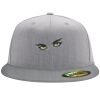 Flexfit 6210 Structured Flat Bill Fitted Hat Thumbnail