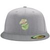 Flexfit 6210 Structured Flat Bill Fitted Hat Thumbnail