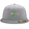Flexfit 6210 Structured Flat Bill Fitted Hat Thumbnail