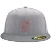 Flexfit 6210 Structured Flat Bill Fitted Hat Thumbnail