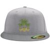 Flexfit 6210 Structured Flat Bill Fitted Hat Thumbnail