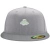 Flexfit 6210 Structured Flat Bill Fitted Hat Thumbnail