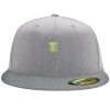 Flexfit 6210 Structured Flat Bill Fitted Hat Thumbnail