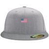 Flexfit 6210 Structured Flat Bill Fitted Hat Thumbnail