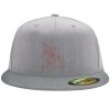 Flexfit 6210 Structured Flat Bill Fitted Hat Thumbnail