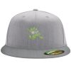 Flexfit 6210 Structured Flat Bill Fitted Hat Thumbnail