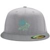 Flexfit 6210 Structured Flat Bill Fitted Hat Thumbnail