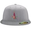 Flexfit 6210 Structured Flat Bill Fitted Hat Thumbnail