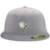 Flexfit 6210 Structured Flat Bill Fitted Hat Thumbnail
