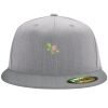 Flexfit 6210 Structured Flat Bill Fitted Hat Thumbnail