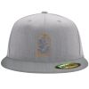 Flexfit 6210 Structured Flat Bill Fitted Hat Thumbnail