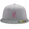 Flexfit 6210 Structured Flat Bill Fitted Hat Thumbnail