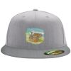 Flexfit 6210 Structured Flat Bill Fitted Hat Thumbnail