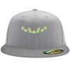 Flexfit 6210 Structured Flat Bill Fitted Hat Thumbnail