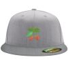 Flexfit 6210 Structured Flat Bill Fitted Hat Thumbnail
