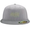 Flexfit 6210 Structured Flat Bill Fitted Hat Thumbnail