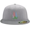 Flexfit 6210 Structured Flat Bill Fitted Hat Thumbnail